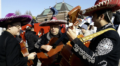 Live muziek ter verhoging van de feestvreugde