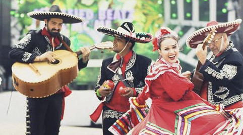 Mariachi achtige muziek groepen