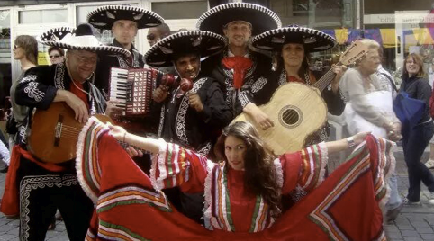 Mariachi optreden op kleinere prive feesten