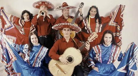 Mexicaanse zanger voor een feest in huis