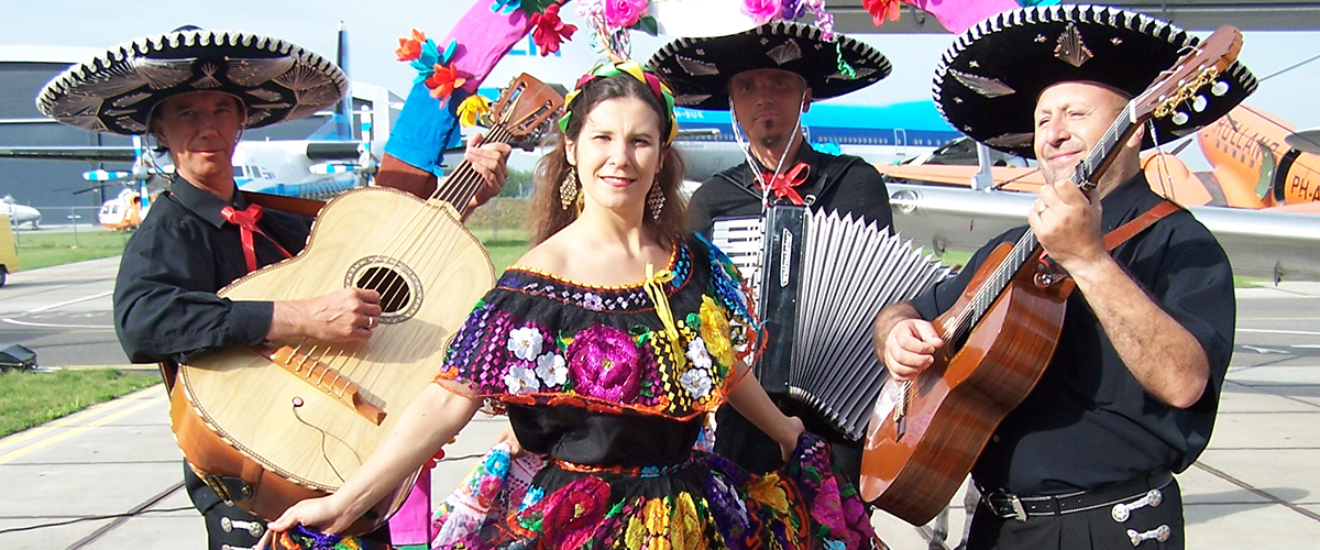 Genieten van de Mariachi muziek